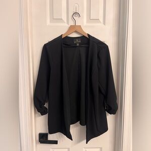Worthington Open Front Blazer 3/4 sleeve
